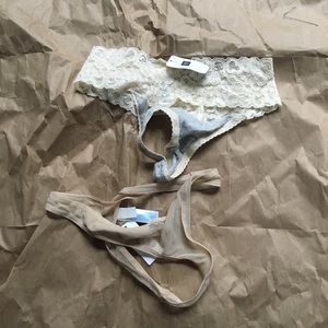 GAP (2) Thong & G String Bundle XS NWT